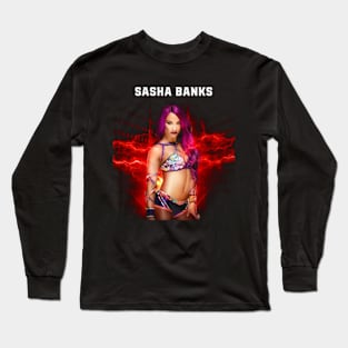 Sasha Banks Long Sleeve T-Shirt